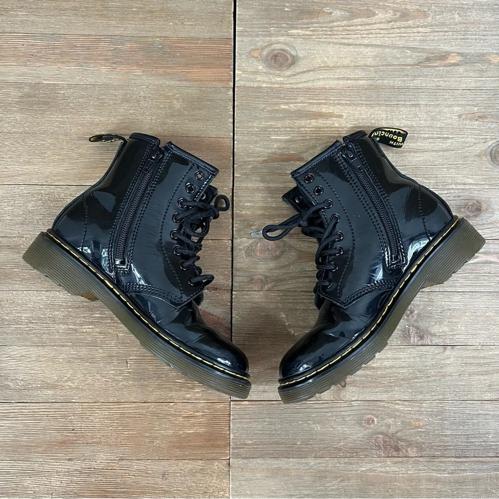Dr. Martens 1460 Patent Leather Lace Up Boots
